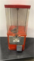 VINTAGE HARBY INDUSTRIES SQUARE GUMBALL MACHINE