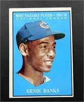1961 TOPPS #485 ERNIE BANKS MVP