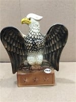 Vintage McCoy Eagle Pottery Bank