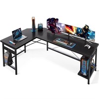Coleshome 66" L Shaped Gaming Desk, Corner