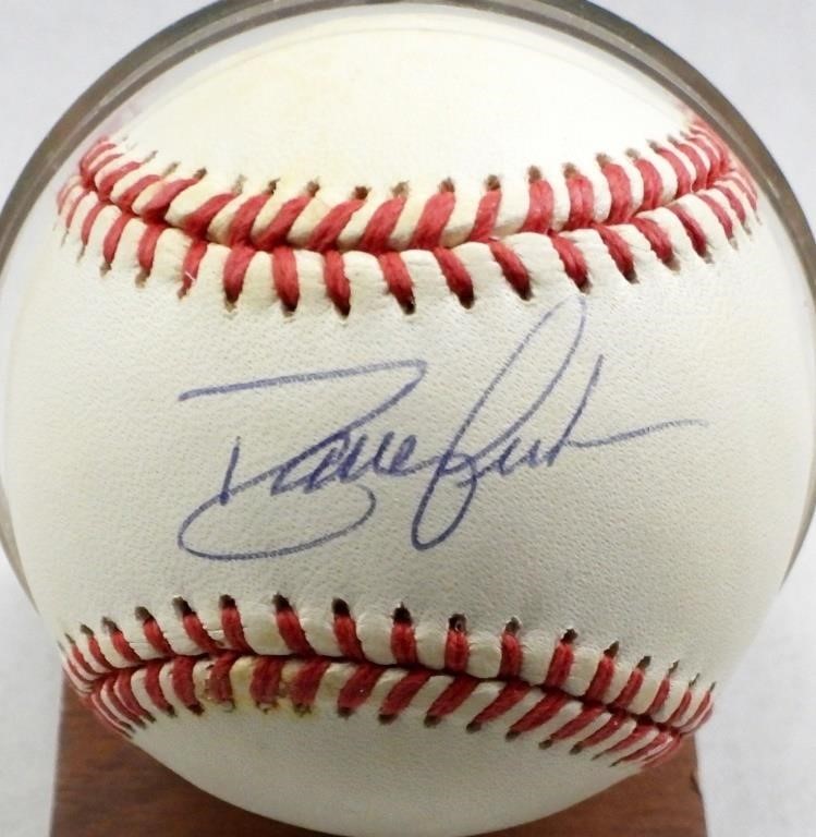 DAVE JUSTICE AUTOGRAPHED BASEBALL