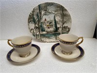 Vintage Lenox china - Johnson Bros plate