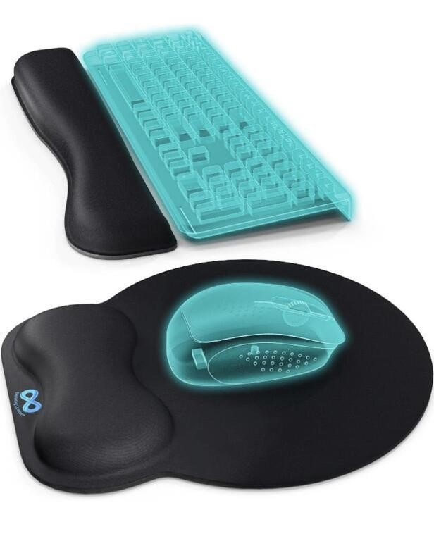 EVERLASTING COMFORT MOUSE PAD WITH WRIST SUPPORT