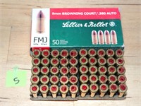 9mm Browning 92gr Sellier & Bellot Rnds 50ct
