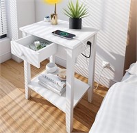 Nightstand with Charging Station