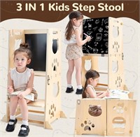 FOBIG Collapsible Toddler Kitchen Step Stool With