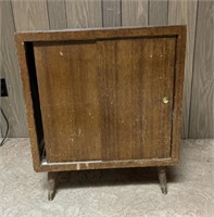 Record cabinet with contents