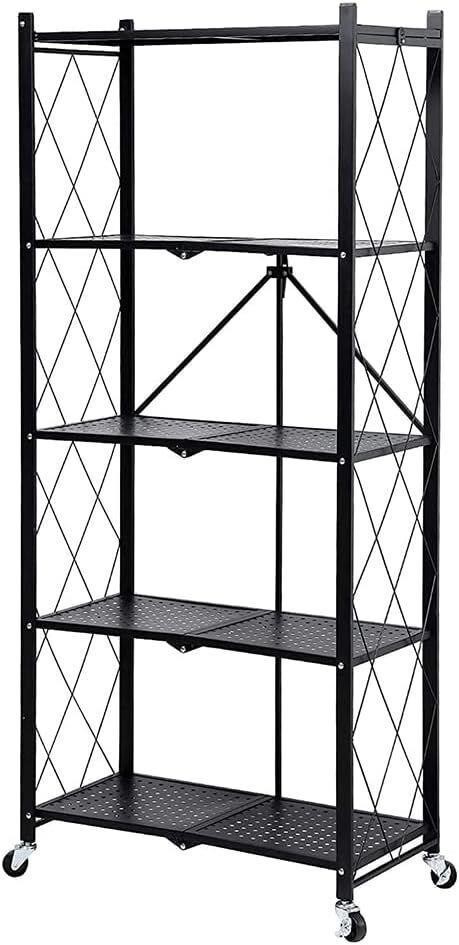 5-Tier Storage Shelves with Wheels