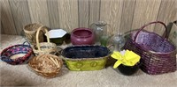 Baskets/ flower pots & vases