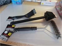 3pk grill brushes