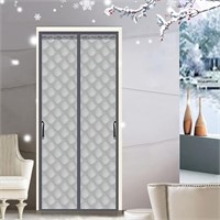 Magnetic Thermal Insulated Door Curtain,