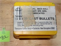 50 Cal 370gr Bullet Heads 20ct