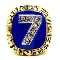 New York Yankees Mickey Mantle Triple Crown Ring