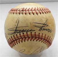 VINTAGE SIGNED BALL WITH (9) AUTOGRAPHS