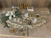 Gold Christmas decor
