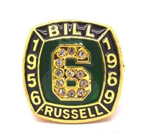 Boston Celtics Bill Russell HOF Ring NEW