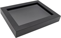 Black 20x20 Shadow Box Solid Wood Display Frame wi