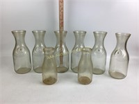 Clear Glass Advertising Carafes, including  Since