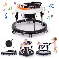 Music and Lights Baby Walker Foldable with 9