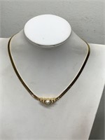 SIGNED CHRISTIAN DIOR NECKLACE-SEE PICTURES