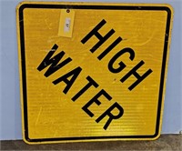 HIGH WATER SIGN