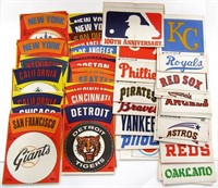 (45) Fleer Cloth Baseball Cloth Sticker Patches