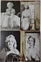 4 Marilyn Monroe Tin Signs