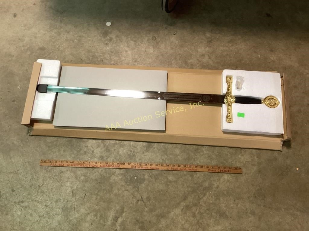 Replica King Arthur's Premiere Sword.  Display