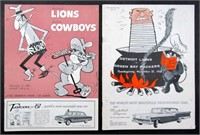 Vintage Lion's Gridiron News 35 Cents