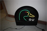 Ducks Unlimited DU Beer Neon Sign with Light Lamp
