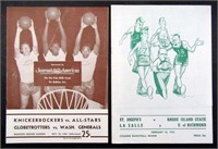 (2) 1955 NBA Programs - Feb. 12th & Oct. 30th