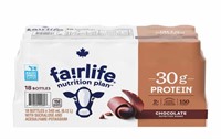 Fairlife Chocolate Protein Shake, 18 x 340 mL
