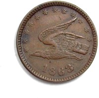 1863 Civil War Token AU