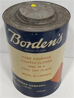 Large Borden's Tin Container, Toronto, Canada