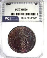 1900 Morgan MS66+ LISTS $1450