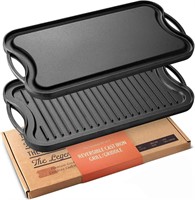 Legend Cast Iron Griddle for Gas Stovetop with