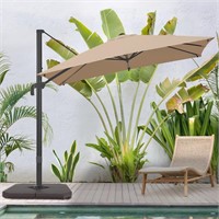BLUU 8.2FT Square Patio Umbrella  UV Protection