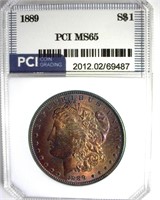 1889 Morgan PCI MS65 Excellent Color