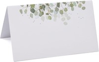 100 Pack Eucalyptus Greenery Place Cards