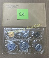 1962 US MINT PROOF 5-COIN SET  - ORIGINAL PKG