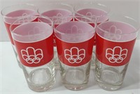 6 1976 Montreal Olympics Glasses