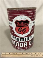 Phillips 66 Premium Motor Oil Can