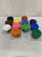 SMALL TUBS OF PLAY DOUGH FOR KIDS 12PCS