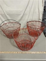 3 Egg Baskets