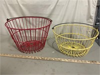 Egg Baskets with Coated Wire