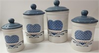 4 Heart of the Country Canister Set