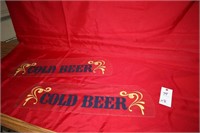 See through- Cold Beer Signs