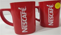 2 Authentic Nescafe Mugs