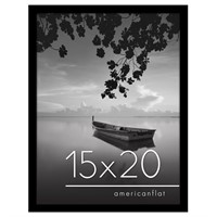 Americanflat 15x20 Picture Frame in Black -