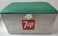 Vintage 1960s 7UP Cooler w/ Tray